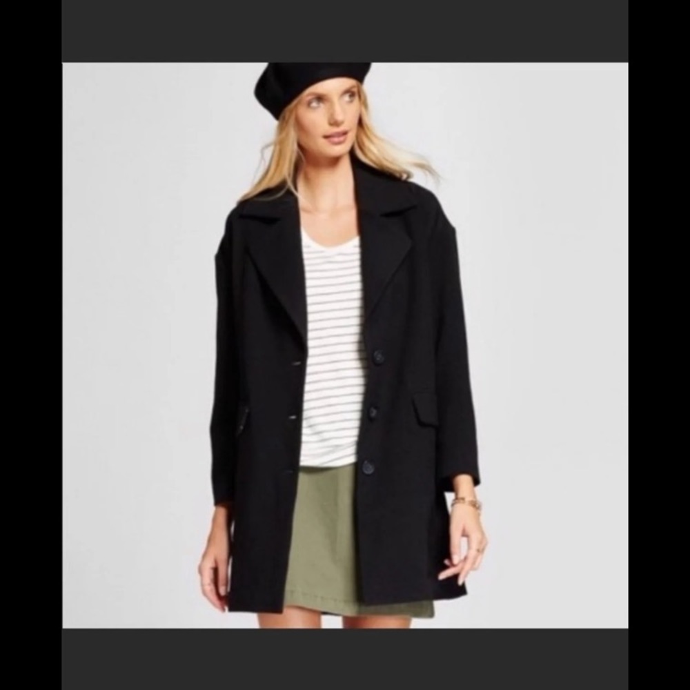 A new day black coat XL New without tags